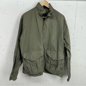 Filson Men's Size Large Patina Olive Green Cotton Canvas Field Jacket